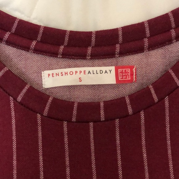 NWOT Asymmetrical Red Dress - Picture 6 of 7